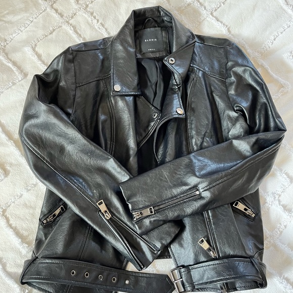 Elodie faux leather jacket - Picture 4 of 5